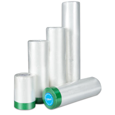 ซื้อ กระดาษป้องกันสีเขียว anti outdoor กระดาษป้องกันสีเขียว pre taped mask film 16m online manufacture
