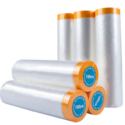 ซื้อ การทาสีสเปรย์กระดาษครอบคลุม HDPE Car Masking Film With Washi Paper online manufacture