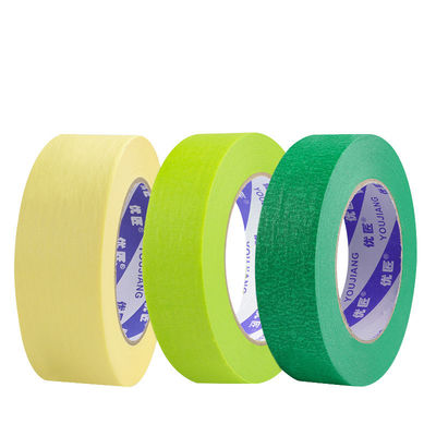 주문 50m 18m Custom Length Green Masking Tape For Fine Arts 그림 보호 online manufacture