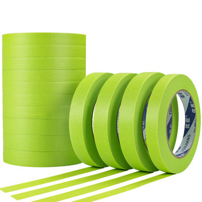 Αγορά OEM Αφαίρετο 25mm 48mm Πράσινο High Stick Spray Masking Tape Για εξωτερική τοιχογραφία online manufacture