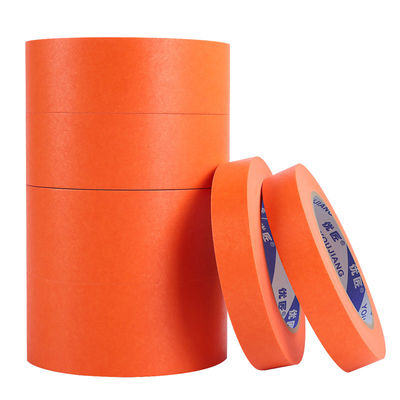 Αγορά Πορτοκαλί ταινία μάσκινγκ Washi 12-72mm UV καθαρισμός απομάκρυνση 0.15mm 0.18mm Wrapables ταινία Washi online manufacture