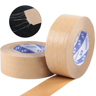 comprar Tela de papel Kraft reforçado com adesivos monolaterais para vedação de cartão 130-150um online manufacture