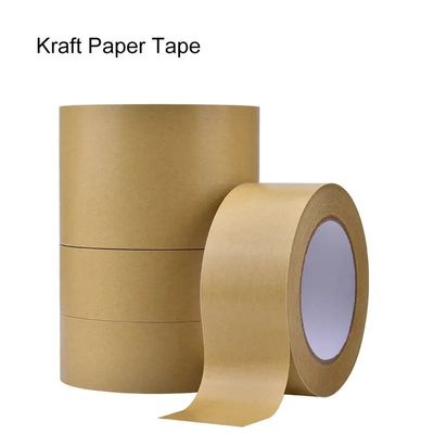 satın al Basınç duyarlı kendi kendine yapışkan karton ambalaj kahverengi kağıt bant tek taraflı online manufacture