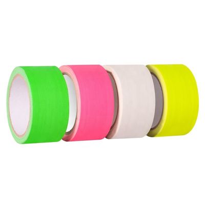 satın al Tek taraflı yapışkan kumaş bantı Neon kara ışık yansıtıcı bayraklı floresan online manufacture