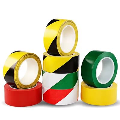 satın al Yapışkan olmayan PVC Sarı Uyarı Koruma Uyarı Tehlike Barikat Teyp Güvenlik için online manufacture