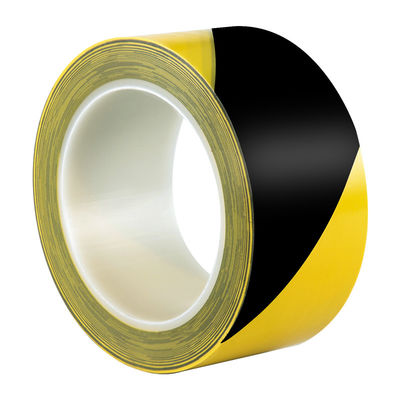 comprare Rubber adesivo nero e giallo PVC nastro di rotolamento per segnale di sicurezza di avvertimento personalizzato online manufacture