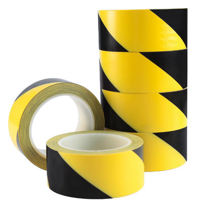 comprare Nastro di marcatura in PVC giallo Rollo di nastro di marcatura per pavimenti a strisce di linea di pericolo arancione online manufacture