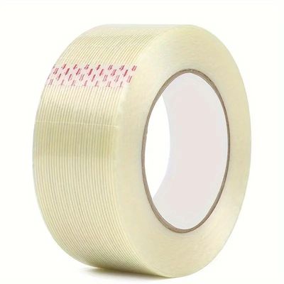 satın al Yüksek sıcaklıklı endüstriyel ağır bağlama için baskı yapıştırıcı kauçuk cam lif filament bantı yok online manufacture