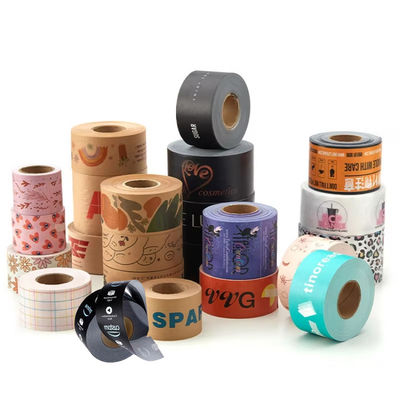satın al Özel Renkli Ekolojik Arkadaşlıklı Degradasyonlu Saklı 3 Inç Basılı Paket Paketi Logo ile Kraft Kağıdı Yapıştırıcı Teyp online manufacture